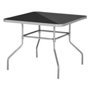 Zahradní stůl DELFI 7 stříbrná/černá