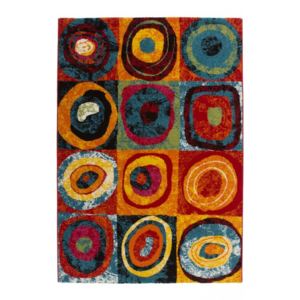 Kusový koberec Espo 307 rainbow 80 x 150 cm