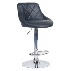 Barová židle Marida (černá ekokůže)