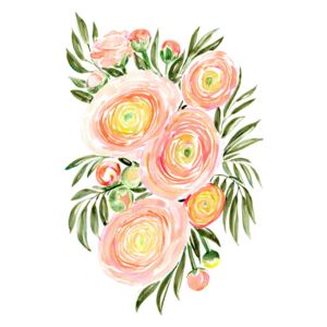 Ilustrace Savanna loose watercolor bouquet, Blursbyai