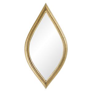 Nástěnné zrcadlo ve zlatém rámu Quintin - 12*1*24 cm