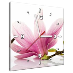 Tištěný obraz s hodinami Růžové magnólie ZP1179A_1AI