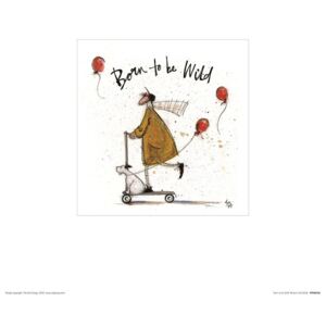 Obrazová reprodukce Sam Toft - Born to be Wild, (30 x 30 cm)