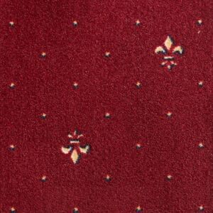 Metrážový koberec GRANDE FLEUR červený - 400 cm