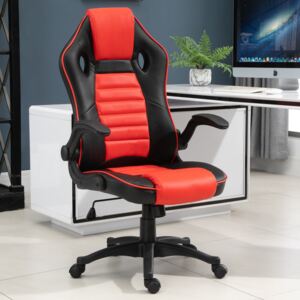Goleto Herní židle Vinsetto | černo-červená