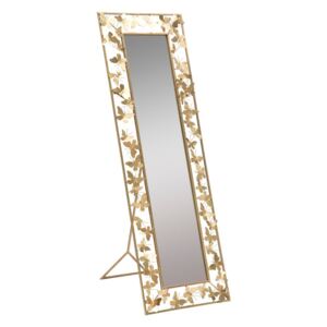 Volně stojící zrcadlo ve zlaté barvě Mauro Ferretti Butterfly Glam, 55 x 162 cm