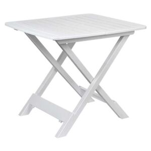 DekorStyle Rozkládací balkónový stůl 79 cm bílý
