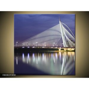 Obraz moderního mostu (30x30 cm)
