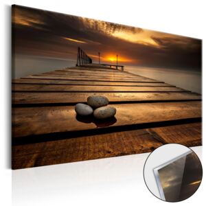 Murando DeLuxe Obraz na akrylátovém skle Západ slunce Velikost (šířka x výška): 60x40 cm