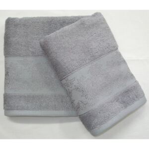 Praktik Bambusový ručník Jasmin šedý 50x100 cm