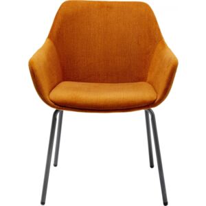 KARE DESIGN Židle s područkami Avignon - oranžová