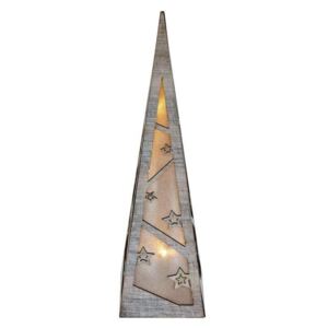 Vánoční LED pyramida, 36cm, 2x AA, časovač