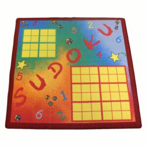 Cz-Holtex Dětský kusový koberec Sudoku vícebarevný Rozměry: 92x92cm