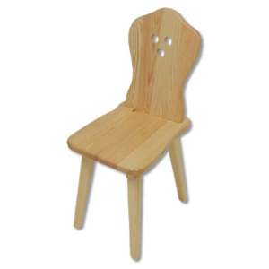 Dřevěná židle z borovicového dřeva typ TK110 KN095