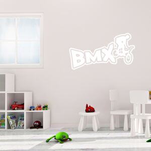 Samolepka na zeď SABLO - nápis BMX 60x29 cm