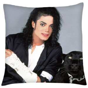 Polštář Michael Jackson 01 Mybesthome 40x40 cm Varianta: Povlak na polštář, 40x40 cm