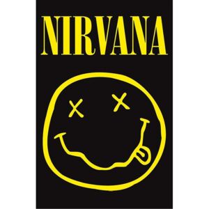 Textilní plakát Nirvana - Smiley