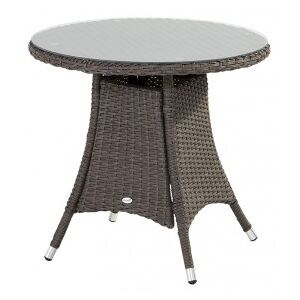 Lotus ratanový stolek Hartman o rozměru 70cm v barvě grey