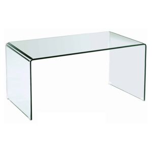 Skleněný stolek PERSOS A - transparentní sklo