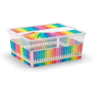 Plastový úložný box C-Box Colours Arty M, 18 L