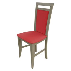 Židle JK37, Barva dřeva: sonoma, Potah: ekokůže Soft 010