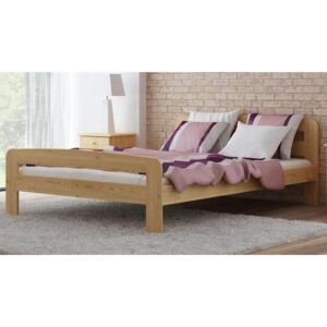 Dřevěná postel Klaudia 180x200 + rošt ZDARMA ořech