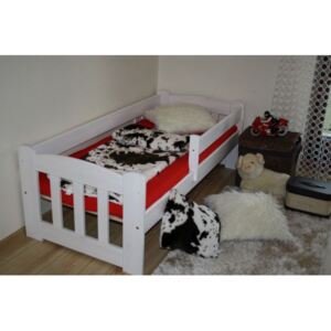 Maxi-Drew Dětská postel Jas 70x160cm s roštem bílá