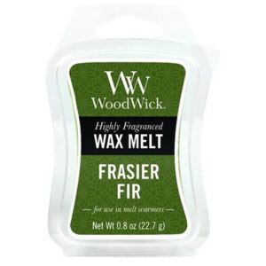 WoodWick - vonný vosk Frasier Fir (Fraserova jedle) 23g (Vůně dokonale evokující aroma čerstvě uříznuté borovice za mrazivého zimního rána.)