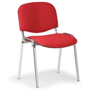 Antares Konferenční židle VIVA chrom 3+1 ZDARMA, červená + Záruka 7 let