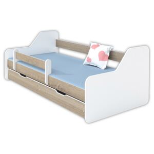 Dětská postel Dione 160x80 dub (s úložným prostorem)