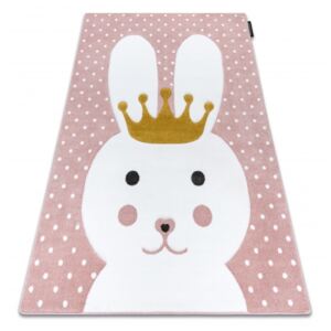 Makro Abra Dětský kusový koberec PETIT BUNNY králík růžový 120 x 170