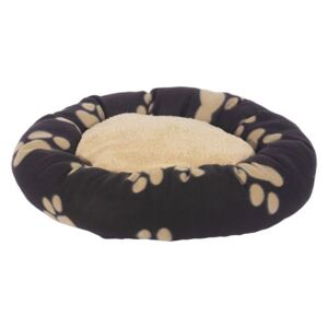 Pelíšek pro psy a kočky PetGift 55cm fleece černá