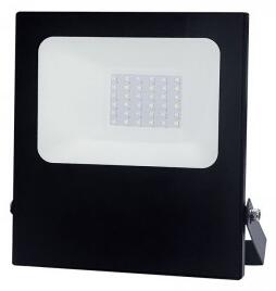 ACA Lighting LED venkovní slim reflektor Q 100W/230V/RGB+6000K/9000Lm/110°/IP66, černý