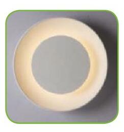 ACA Lighting LED nástěnné svítidlo PLACA 4W/230V/3000K/350Lm/120°/IP20, kruhové bílé
