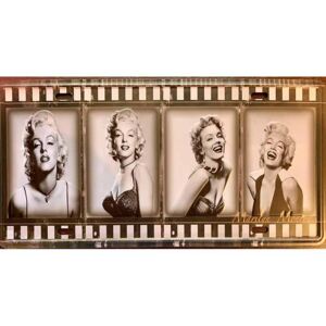 Cedule Marilyn Monroe 30,5cm x 15,5cm Plechová cedule
