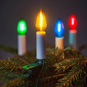 LED vánoční řetěz FELICIA, 16 žárovek, barevné světlo, 10,5m Axihand FELICIA 162014.FIL