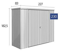 Biohort Skříň na nářadí Biohort vel. 230 227 x 83 (tmavě šedá metalíza) 230 cm (2 krabice)