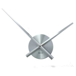 Walplus Minimalistické nástěnné hodiny, stříbrné WC2051