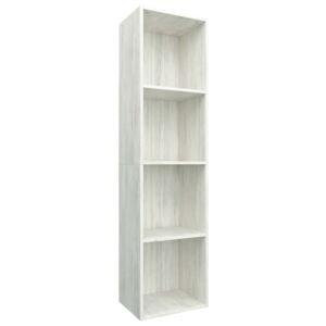 Knihovna/TV skříň - betonově šedá | 36x30x143 cm
