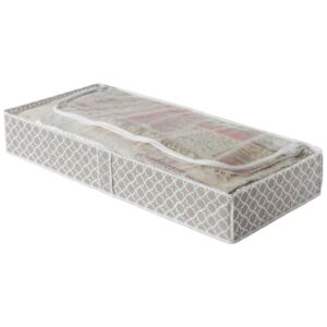 Nízký textilní úložný box Compactor - "Madison" 100 x 46 x 16 cm