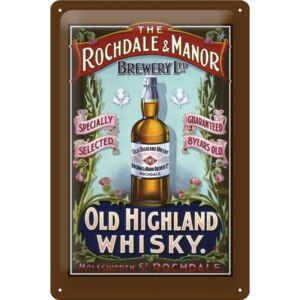 Nostalgic Art Plechová cedule Old Highland Whisky - 30x20 cm