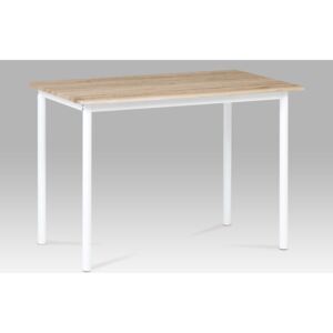 Jídelní stůl GDT-222 SRE 110x70 cm, dub san remo/bílý lak