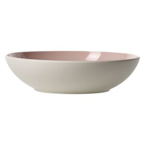 Bílo-růžová porcelánová servírovací miska Villeroy & Boch Uni, ⌀ 26 cm