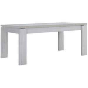 [en.casa] Jídelní stůl "Helsinki" HTFU-2333 - 170 x 79 x 77,5 cm - MDF, bílý dub