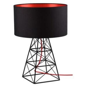 Stolní lampa Pylon černá/červená