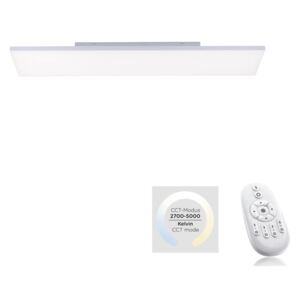 LEUCHTEN DIREKT LED panel svítidlo hranaté v bílé s nastavitelnou teplotou barvy, funkcí stmívání a bezrámečkovým designem 2700-5000K
