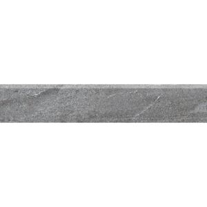 RAKO Quarzit DSAPM738, sokl, tmavě šedý, 8,5 x 45 x 1 cm