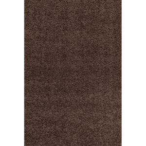 Ayyildiz Kusový koberec Shaggy Life 1500 hnědý vysoký vlas 060x110 cm