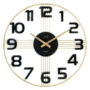 Designové kovové luxusní nástěnné hodiny JVD HT051.3 do moderního bytu (POŠTOVNÉ ZDARMA!!!)