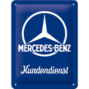 Nostalgic Art Plechová cedule: Mercedes-Benz (Kundendienst) - 20x15 cm